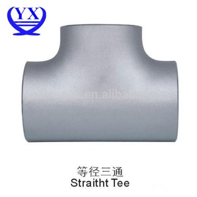 High Quality Pipe Fittings Carbon Steel Weled Equal Tees