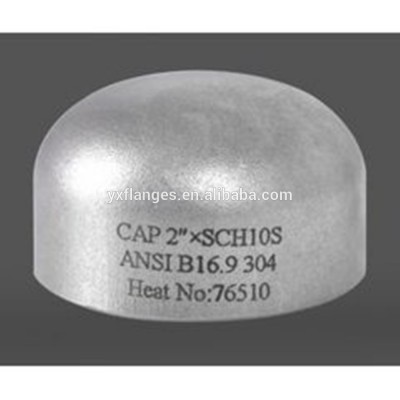 ANSI standard 24 inch large stainless steel pipe end cap